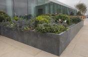 Planters Made From Steel And Zinc