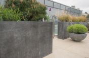 Planters In Zinc with Patinated Finish