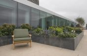 Zinc Cladded Steel Framed Planters