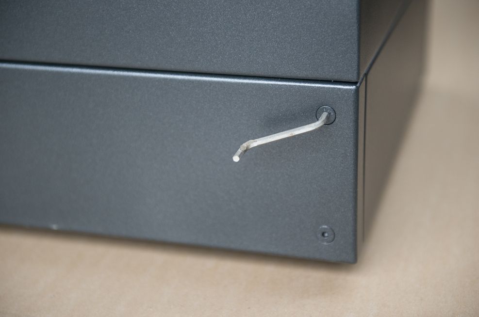 Close Up Of Powder Coated Steel Planter
