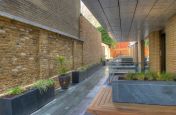 Custom Steel Planters Supplied To The Vicarage Gate House