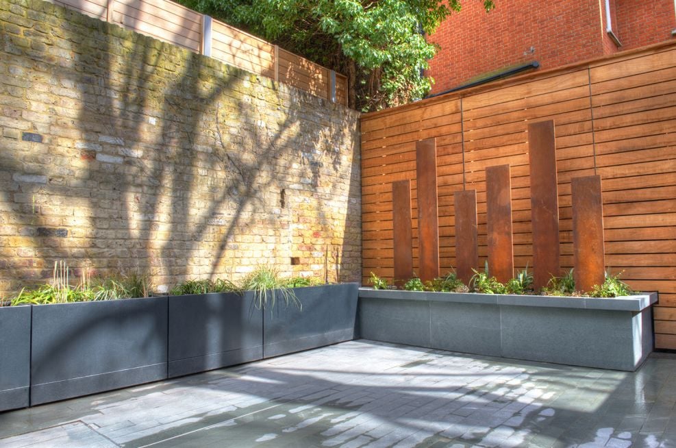 Zintec Steel Planters With A Polyester Powder Coated Finish