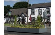 Bespoke Powdered Coated Steel Planters