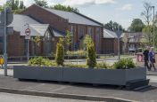 Roadside Planters Made From Steel