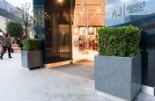 Natural Stone Cube Planters Westfield