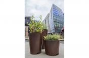 Corten Steel Styled Planters Made From Zintec Steel