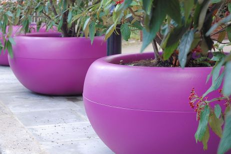 Signal Violet Aladin Composite Planters At Westway Development Trust