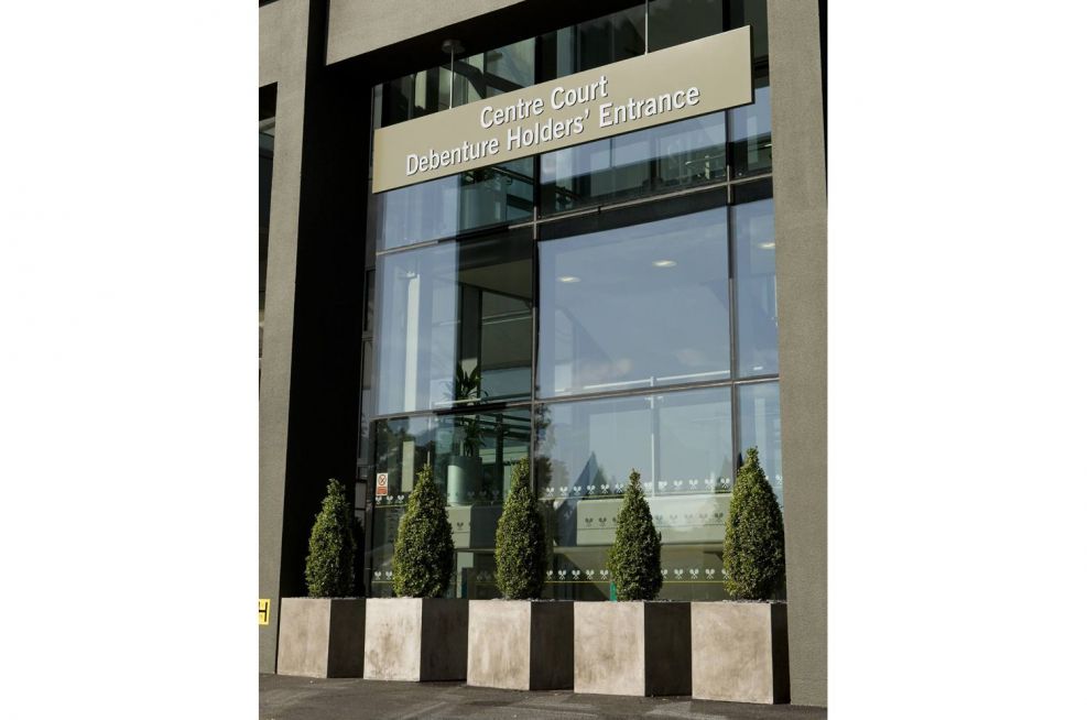 Fresco Planters Italian Style Outside The Centre Court Debenture Holders Entrance