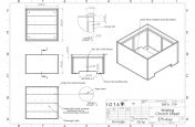 Reinforced movable tree planter CAD design