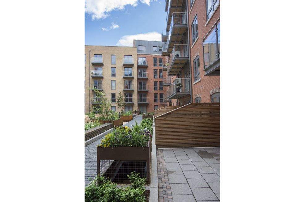 Bespoke Corten Steel Planter With Mesh