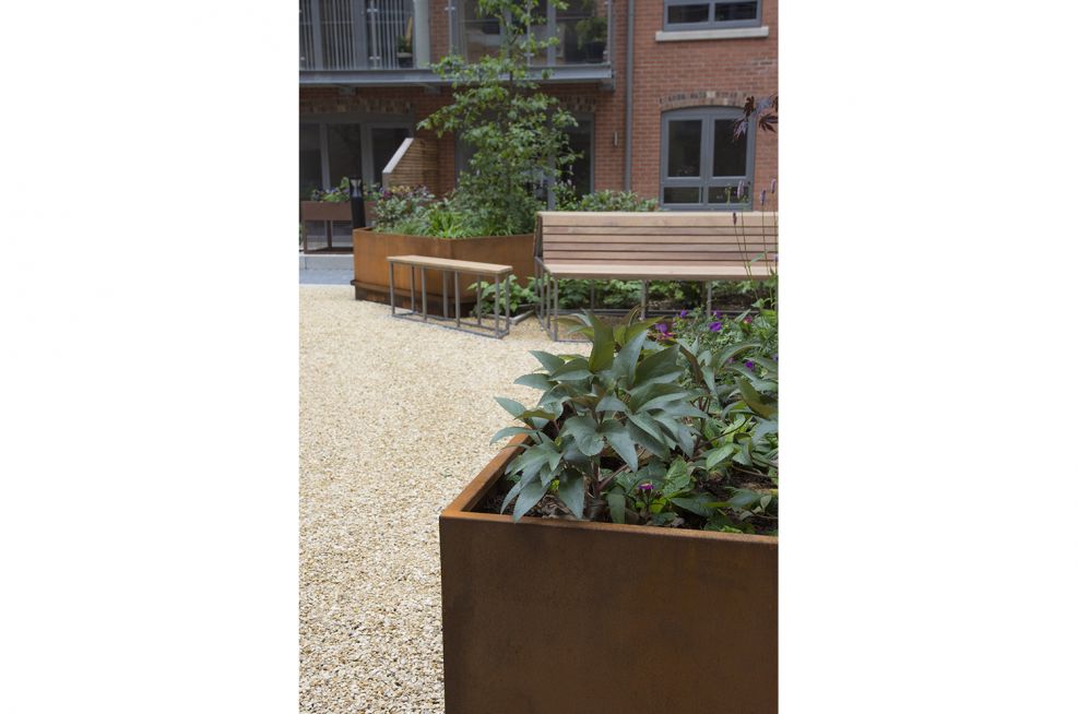 Corten Steel Outdoor Planters