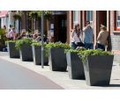 IOTA’s Granite Taper 800 planters at the Dockside in Douglas, Isle of Man