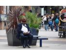 Granite Taper 800 Planters in Birmingham City Centre