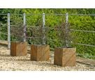 Slate Tall Square large planters