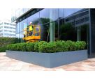 Bespoke steel street planters, 10 Hammersmith Grove